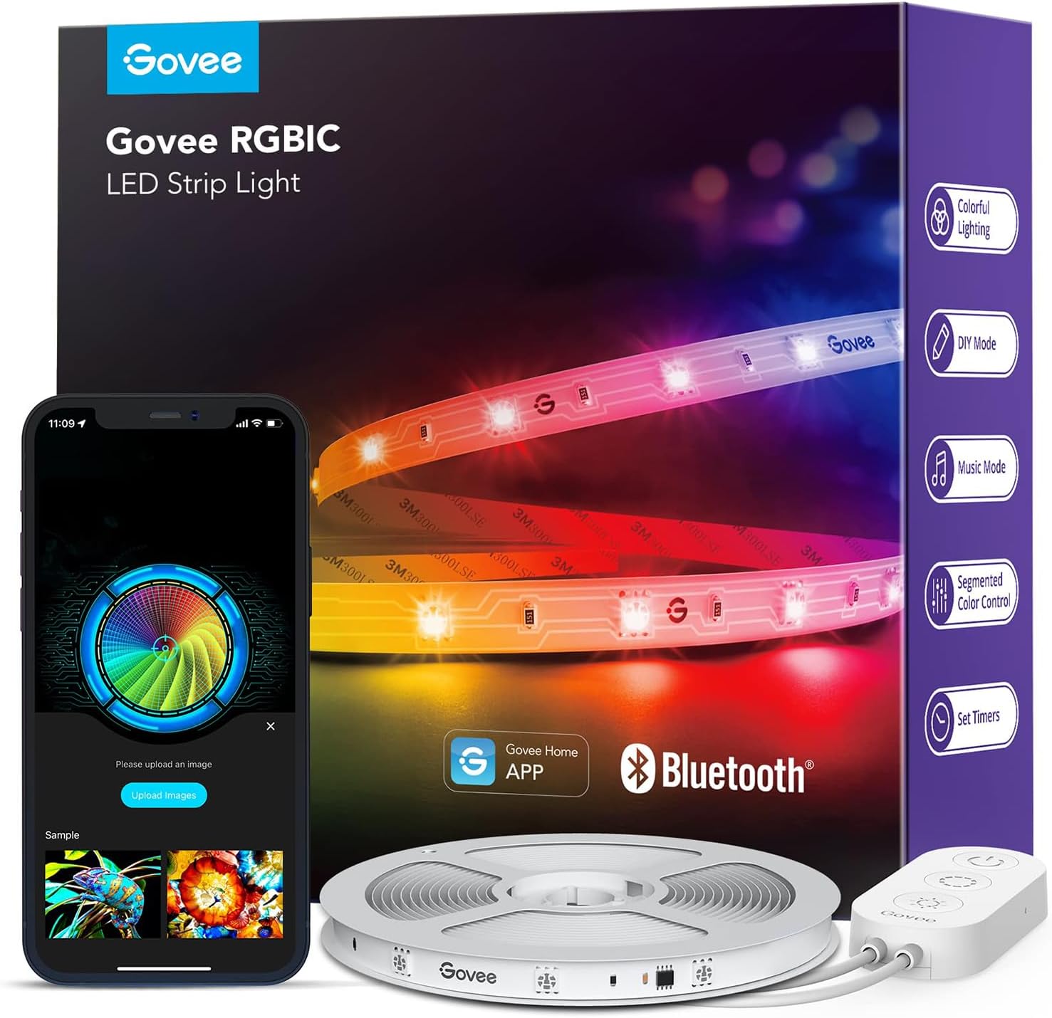 Govee RGBIC LED Strip Lights, Smart LED Lights