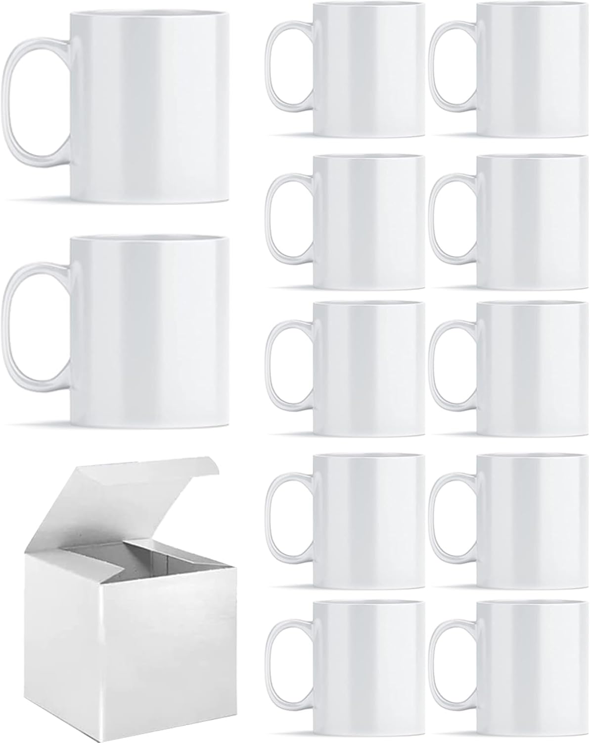 Sublimation White Coffee Mugs