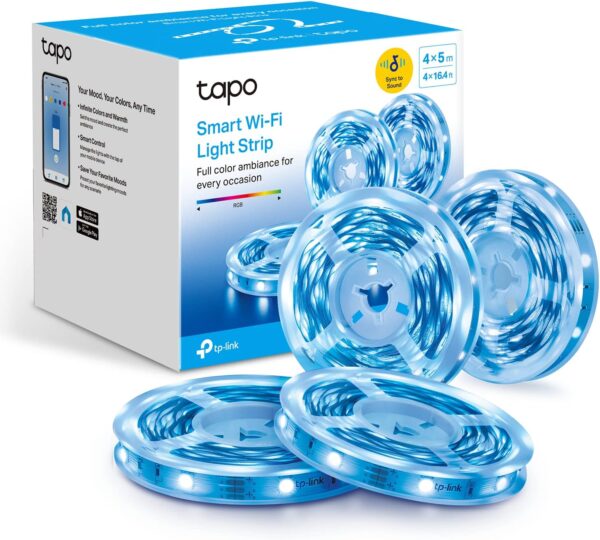 tp-link tapo smart led light strip,16m rgb colors with music sync