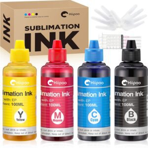 Hiipoo Sublimation Ink Refilled Bottles