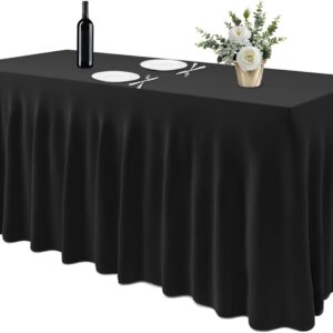 EMART Table Skirt for Rectangle Tables 6ft