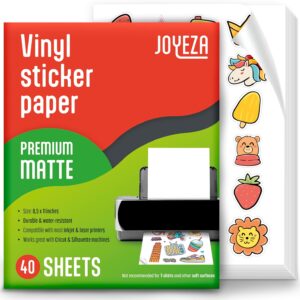 OYEZA Premium Printable Vinyl Sticker Paper